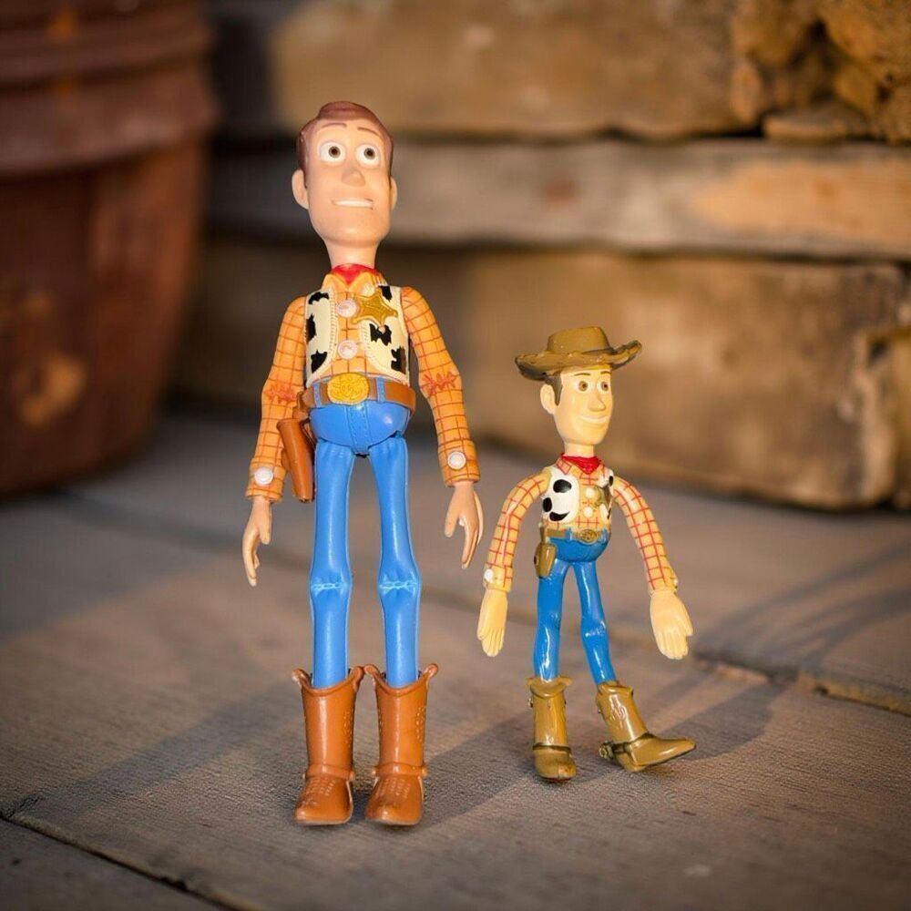 Disney Pixar Toy Story Woody Figures PVC & Bendy Woody A32
